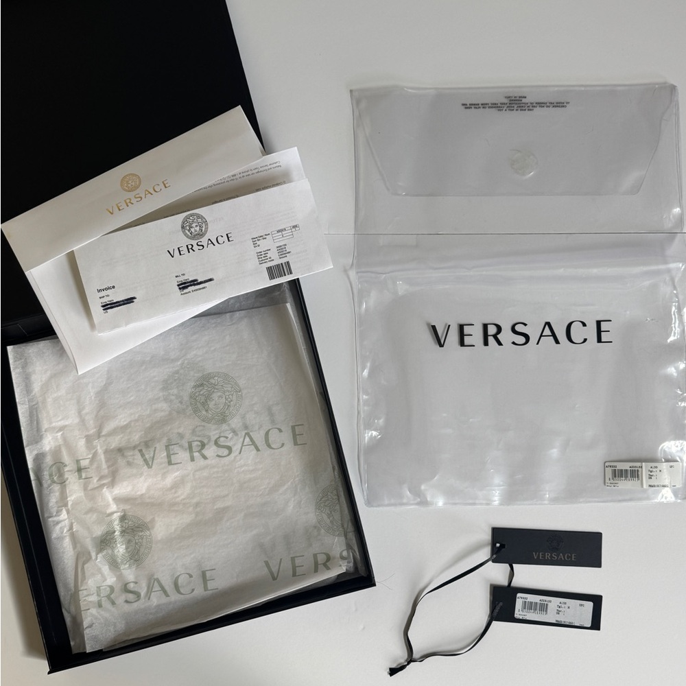 Versace Greek Balletto sky blue t-shirt - Medium - Picture 10 of 10